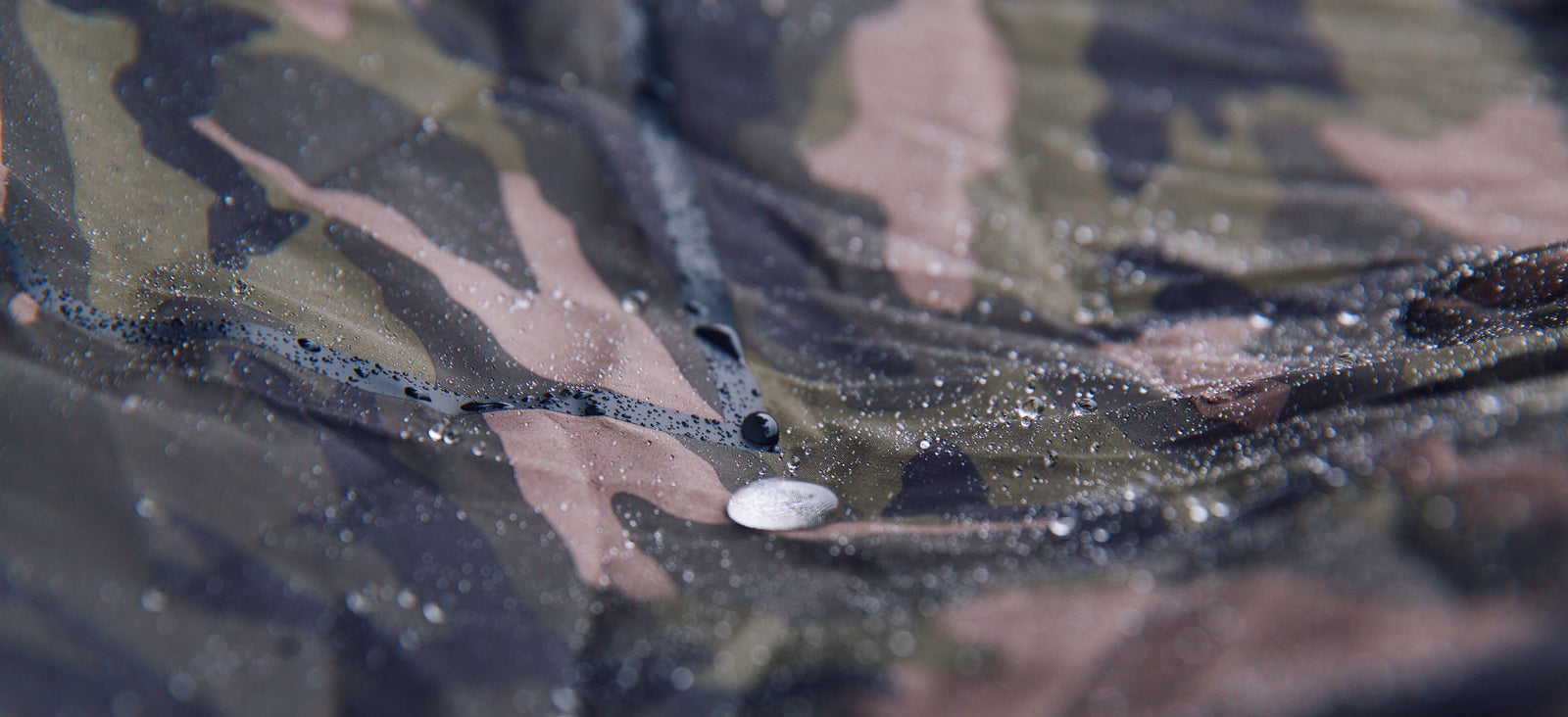 Waterproof rainwear poncho by the people's in camo