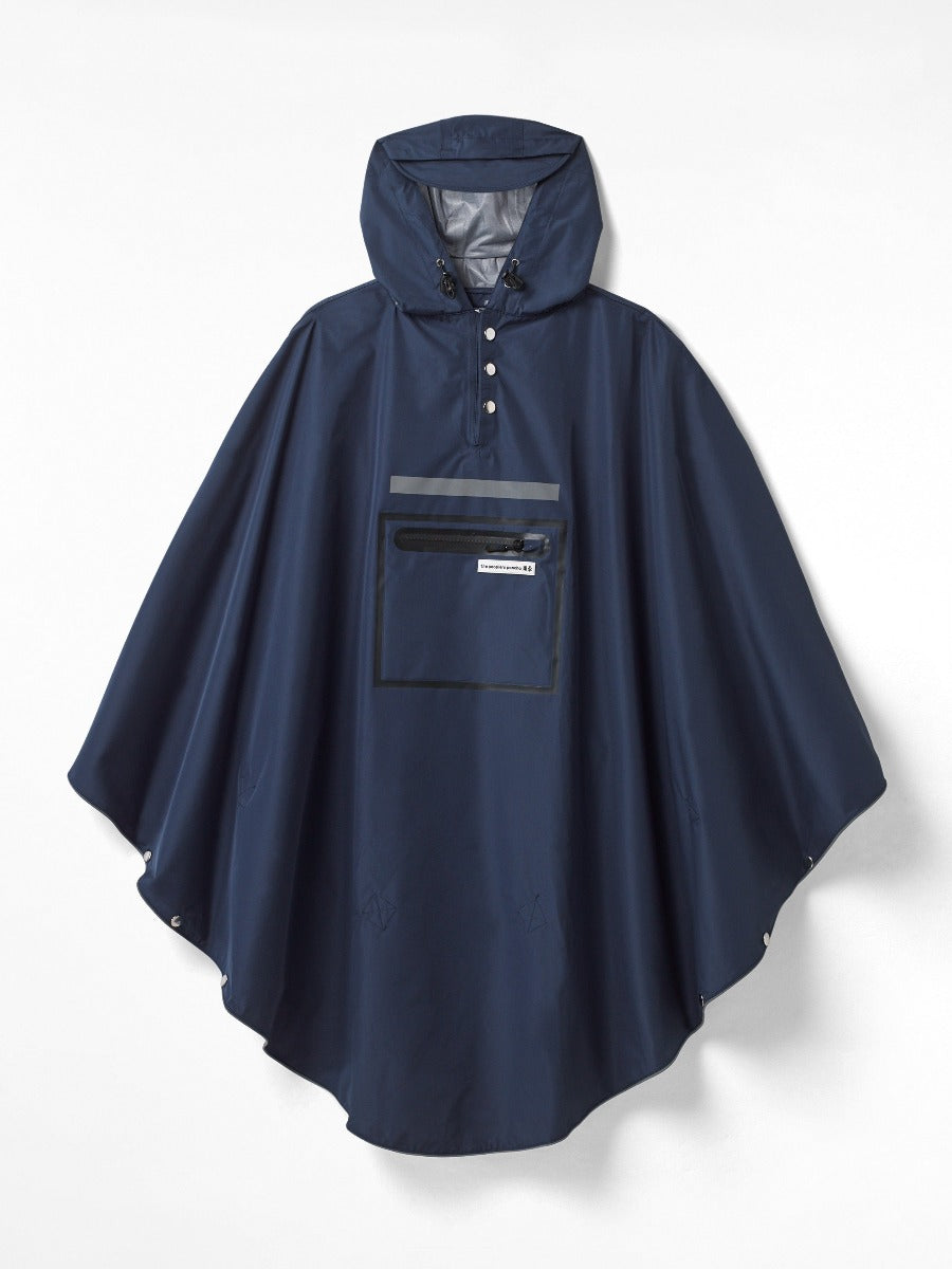 Navy Poncho 3.0
