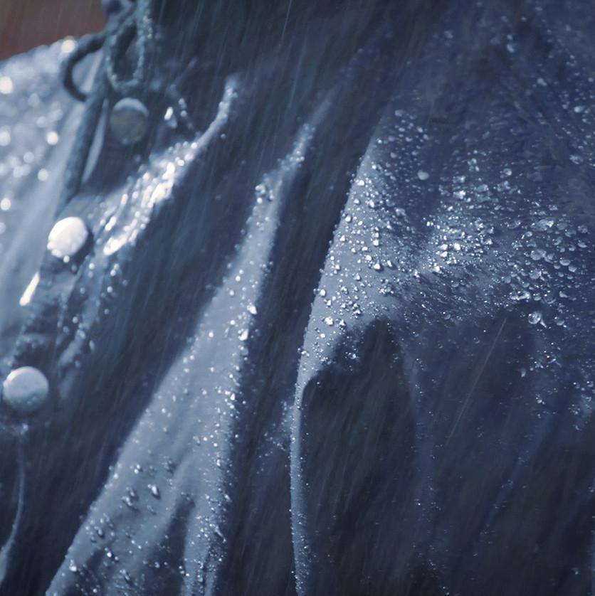 Navy Rain Poncho 3.0